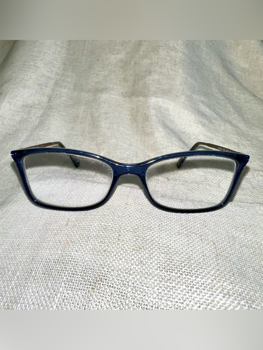 Vogue VO 5305-B Transparent Blue Rhinestone Glasses Frames With Case